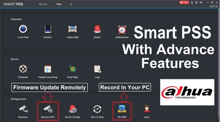 Dahua Smart PSS Desktop Software Free Download